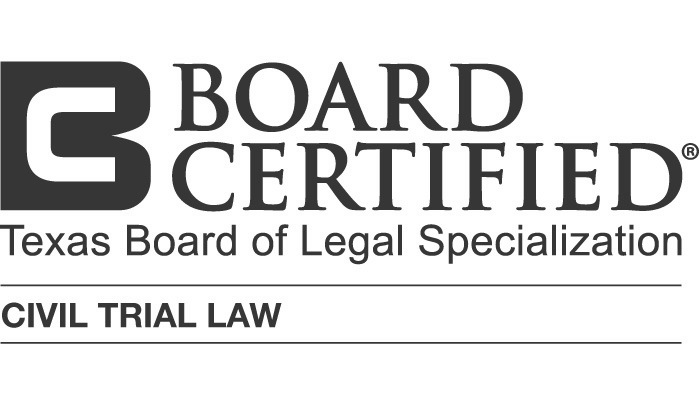 Credential logo for Board Certified in Civil Trial Law - Texas Board of Legal Specialization