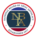 Credential logo for Board Certified in Civil Trial Advocacy - National Board of Trial Advocacy